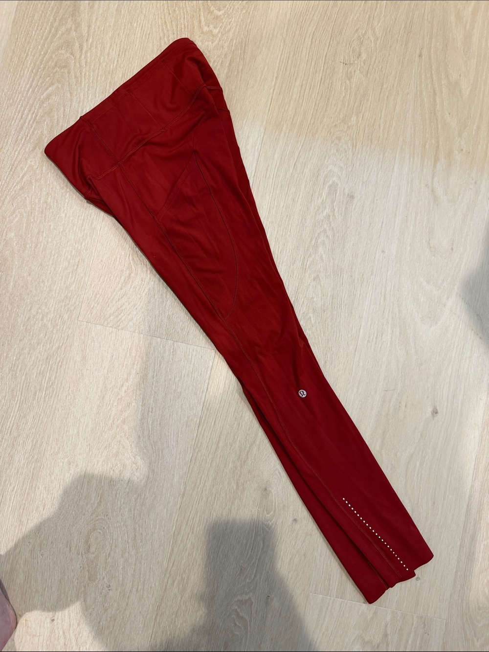 lululemon athletica Deep Red Performance Leggings